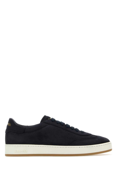 Church's Midnight Blue Suede Trainers