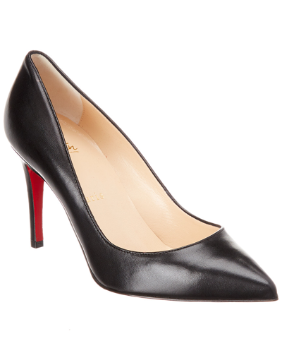 Christian Louboutin Pigalle 100 Leather Pump In Black