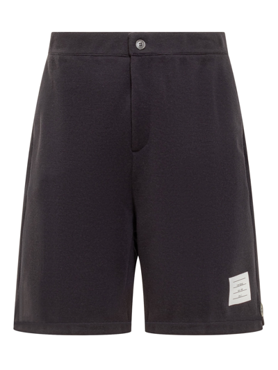 Thom Browne Shorts In Navy Blue