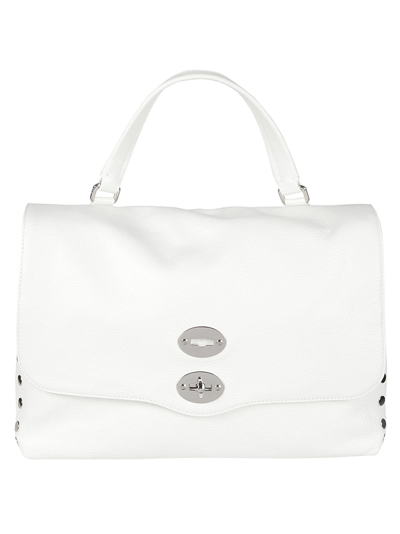 Zanellato Postina Daily Shoulder Bag In White Latte