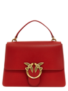 Pinko Love One Top Handle Hand Bags Red In Red
