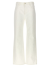 Chloé Flare Leg Jeans In White