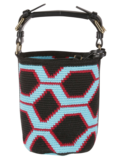 Colville Small Hexagon Cylinder Bag In Multicolour