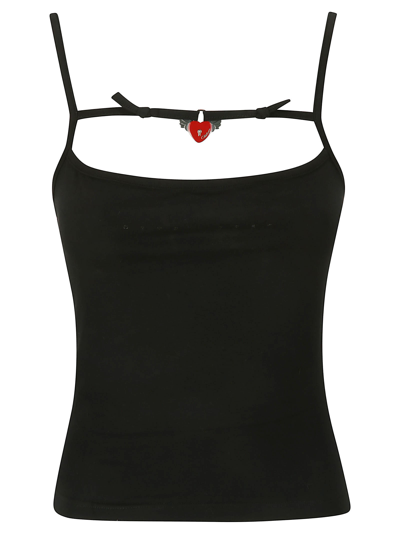 Ottolinger Black Stretch Jersey Top