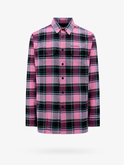 GIVENCHY GIVENCHY MAN SHIRT MAN PINK SHIRTS