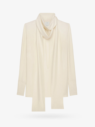Givenchy Woman Shirt Woman Beige Shirts In Cream