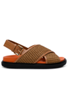 Marni Sandals Shoes In Brown