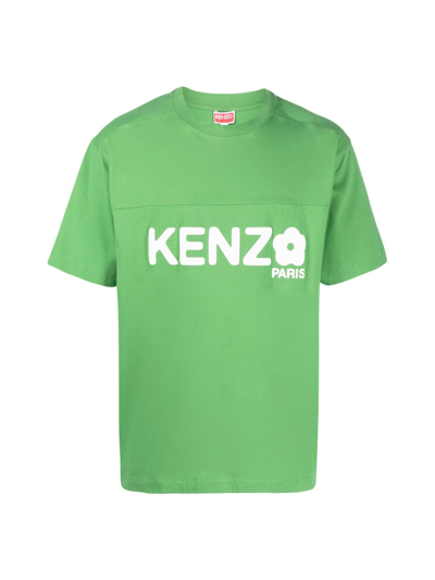 Kenzo Boke Flower Oversize T-shirt In Green