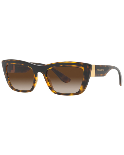 Dolce & Gabbana Women's Dg6171 54mm Sunglasses In Brown