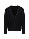 MM6 MAISON MARGIELA MEN'S WOOL KNIT CARDIGAN