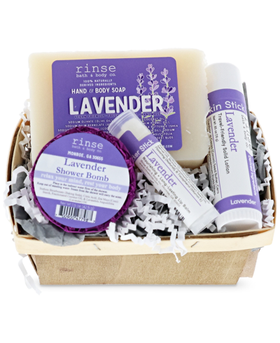 Rinse Bath & Body Co. Lavender Gift Bundle In Purple