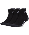 Adidas Originals Adidas 3-pack Cushioned High Quarter Socks In Black