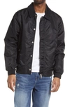 Allsaints Bassett Bomber Jacket In Black