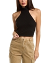 THE RANGE THE RANGE CROPPED T-NECK TOP
