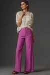 Maeve The Colette Full-length Wide-leg Pants By  In Pink