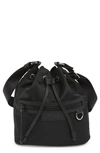 Longchamp Small Le Pliage Neoprene Bucket Bag In Black