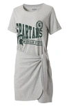 Wear By Erin Andrews University Knot T-shirt Dress In U. Of Michigan