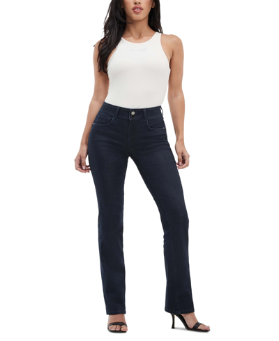 Guess Women's Shape Up High-rise Straight-leg Jeans In Warm Moon