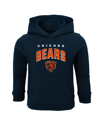 Outerstuff Babies' Toddler Boys And Girls Navy Chicago Bears Stadium Classic Pullover Hoodie