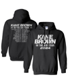 AMPRO MEN'S AND WOMEN'S BLACK KANE BROWN IN THE AIR TOUR PULLOVER HOODIE