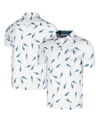 FLOMOTION MEN'S FLOMOTION WHITE THE PLAYERS SHARK MIGRATION POLO SHIRT