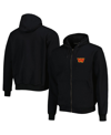 DUNBROOKE MEN'S DUNBROOKE BLACK WASHINGTON COMMANDERS CRAFTSMAN THERMAL-LINED FULL-ZIP HOODIE