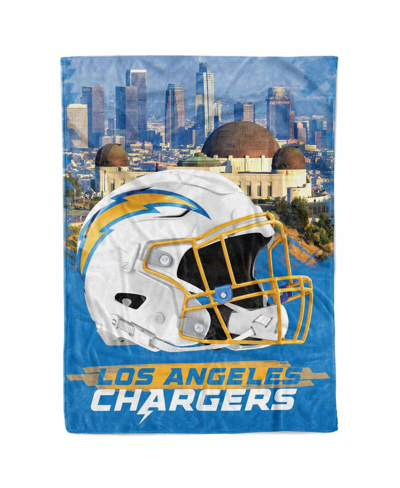 Logo Brands Los Angeles Chargers 66" X 90" City Sketch Blanket In Multi