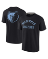 FANATICS SIGNATURE MEN'S AND WOMEN'S FANATICS SIGNATURE BLACK MEMPHIS GRIZZLIES SUPER SOFT T-SHIRT