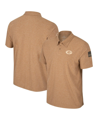 Colosseum Men's  Khaki Georgia Bulldogs Oht Military-inspired Appreciation Cloud Jersey Desert Quarte