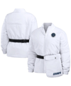 Wear By Erin Andrews White Dallas Cowboys Packaway Full-zip Puffer Jacket In White
