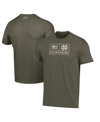 UNDER ARMOUR MEN'S UNDER ARMOUR OLIVE NOTRE DAME FIGHTING IRISH FREEDOM PERFORMANCE T-SHIRT
