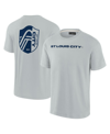 FANATICS SIGNATURE MEN'S FANATICS SIGNATURE GRAY ST. LOUIS CITY SC OVERSIZED LOGO T-SHIRT