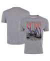 Sportiqe Men's And Women's  Heather Gray Phoenix Suns 2023 Nba Playoffs Rally The Valley Tri-blend T- In Heather Gray