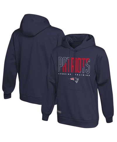 Outerstuff Men's Navy New England Patriots Backfield Combine Authentic Pullover Hoodie