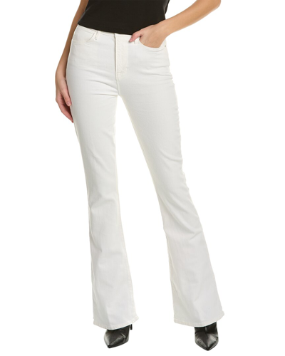 Frame Le Super High Au Natural Clean Flare Jean In White
