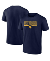 PROFILE MEN'S PROFILE NAVY WEST VIRGINIA MOUNTAINEERS BIG AND TALL TEAM T-SHIRT