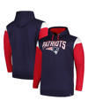 Profile Men's  Navy New England Patriots Big And Tall Trench Battle Pullover Hoodie In Navy