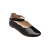 Elephantito Girl's Ondina Patent Leather Ballerina Flats, Toddler/kids In Patent Black