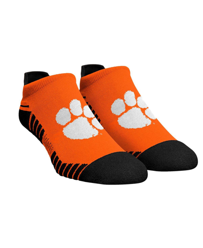 Rock 'em Men's And Women's  Socks Clemson Tigers Hex Performance Ankle Socks In Orange,black