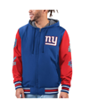 G-III SPORTS BY CARL BANKS MEN'S G-III SPORTS BY CARL BANKS ROYAL, RED NEW YORK GIANTS COMMEMORATIVE REVERSIBLE FULL-ZIP JACKET