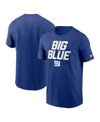Nike Royal New York Giants Local T-shirt In Royal