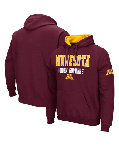 Colosseum Men's  Maroon Minnesota Golden Gophers Double Arch Pullover Hoodie