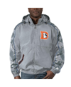 Starter Gray Denver Broncos Thursday Night Gridiron Throwback Full-zip Jacket In Gray