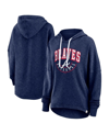 Fanatics Branded Heather Navy Boston Red Sox Luxe Pullover Hoodie In Heather Navy