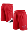 FANATICS MEN'S FANATICS RED CHICAGO BULLS SLICE SHORTS