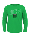 OUTERSTUFF BIG BOYS GREEN AUSTIN FC SHOWTIME LONG SLEEVE T-SHIRT