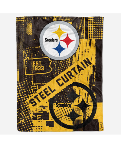 Logo Brands Pittsburgh Steelers 60" X 80" Hometown Blanket In Multi