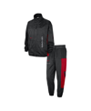 NIKE MEN'S NIKE BLACK CHICAGO BULLS 2023/24 CITY EDITION COURTSIDE STARTING FIVE FULL-ZIP JACKET AND PANT