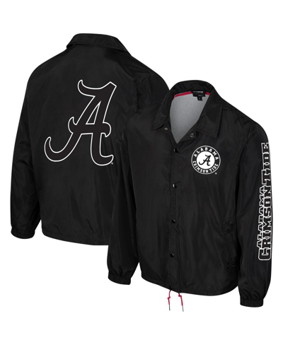 The Wild Collective Men's And Women's  Black Alabama Crimson Tide Coaches Full-snap Jacket