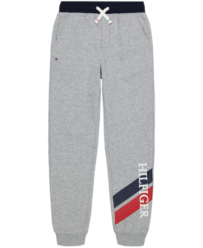 Tommy Hilfiger Kids' Big Boys American Classic Jogger In Gray Heather